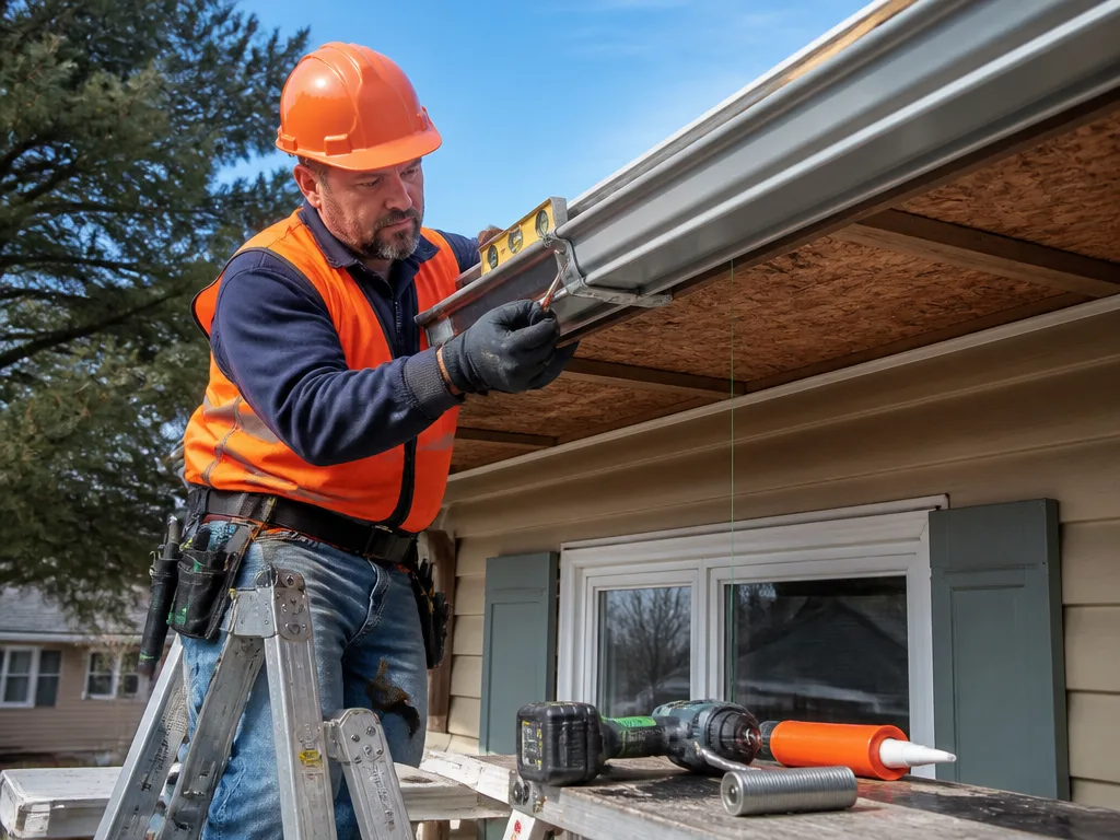 Aluminum Gutter Installation