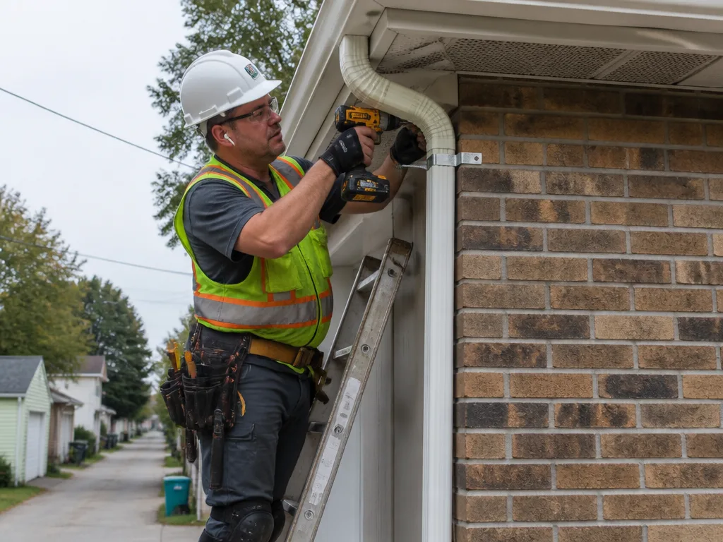 Downspout Installation