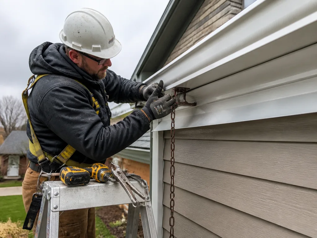Rain Chain Installation